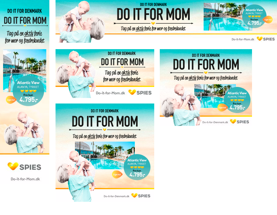 Spies Webannere - Do it for mom kampagne