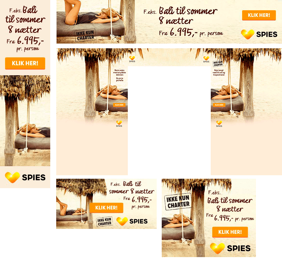 HTML5 Webbanner kampagne Spies